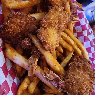 Fried shrimp basket