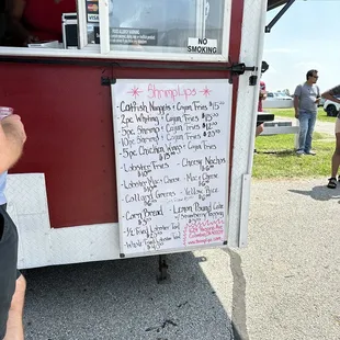 Food Truck Menu