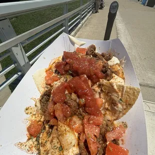 Crawfish nachos
