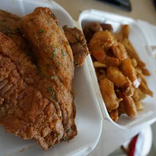 Fish and Shrimp Platter