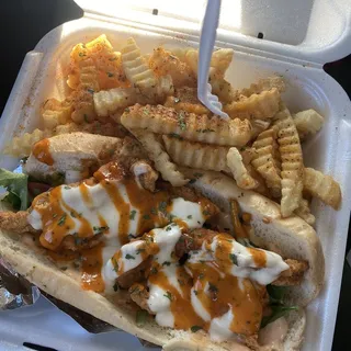 Chicken Philly w Fries