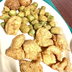Fried Catfish and Okra