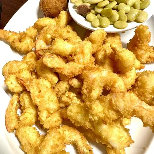 17 piece Shrimp Special with Lima Beans $13.95 with another optional side