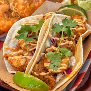 Shrimp Tacos (Instagram: foodwithbros)