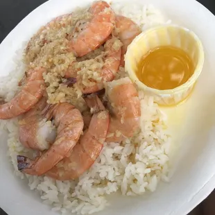 Garlic Shrimp Plate