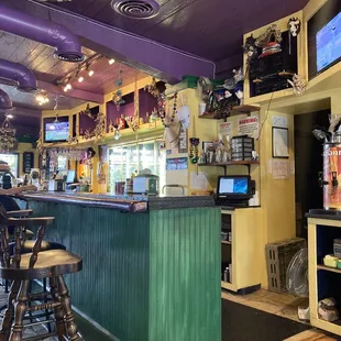 the inside of the restaurant