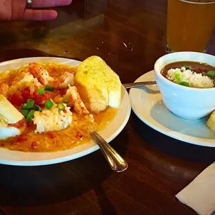 Gumbo &amp; shrimp étouffée