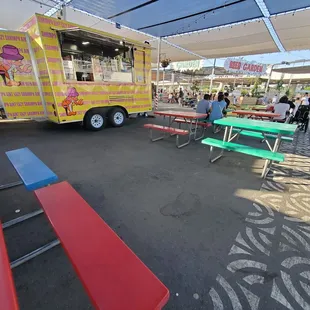 Food truck at Berryessa Night Market/Garden at the Flea