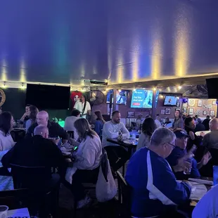 The entertainment on the patio at Shrimpy's