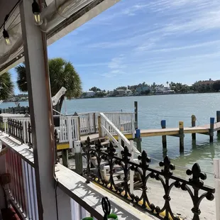 View from outdoor seating