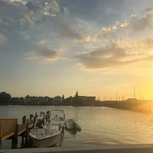 View from outdoor seating