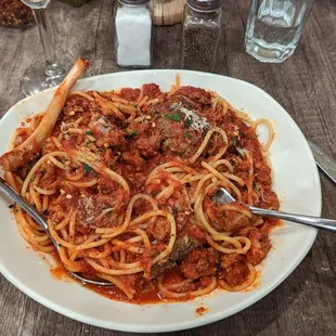 Spaghetti and Meatballs
