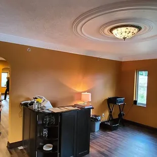 interior, pizza