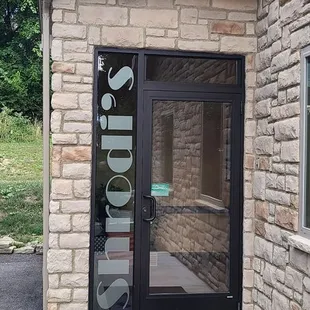 outside
