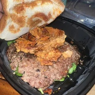 The Sticky Shroom Smash Burger