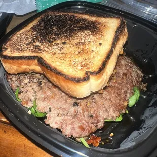 The Sticky Shroom Smash Burger