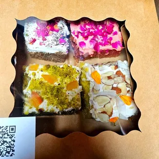 Cakes today offered at a pop up