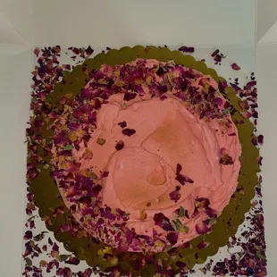 Vegan Rose milk cake