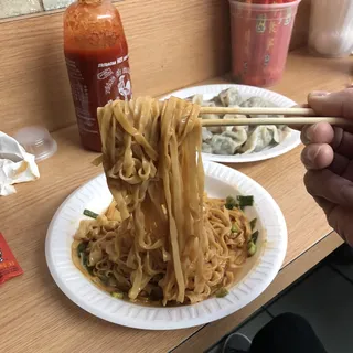 5. Wheat Noodle with Peanut Butter Sauce