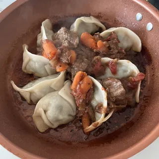 Frozen chicken and chive dumpling