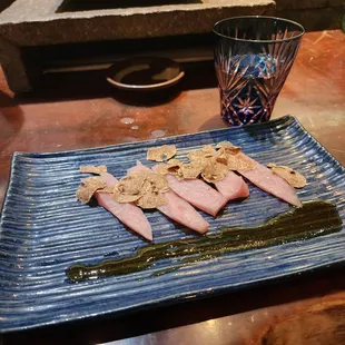 Yellowtail belly with White Truffle from Alba ! :)