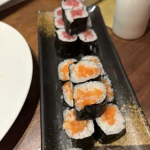 sushi and sashimi, sashimi, sushi, food