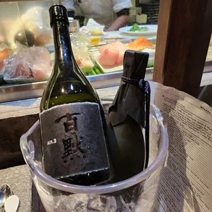 Yes, I had to pull out a second bottle of Sake from my Cellar. Well, there are three of us !