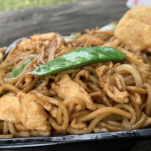 a close up of a plate of food