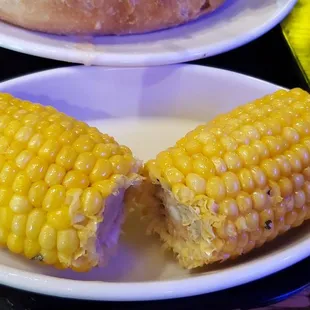 Corn selected as side with Family Meal