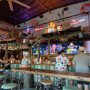 Bar in back