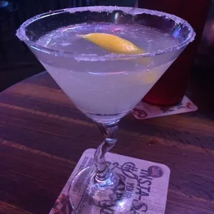 Yes I ordered a martini here