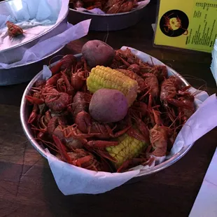 Hot and spicy crawfish