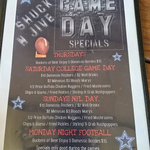 Happy Hour deals