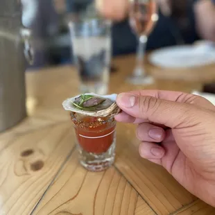 Bloody Maria oyster shooter was sooo good