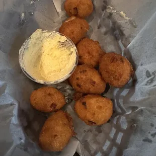 Hush puppies are so good