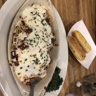 Baked spaghetti