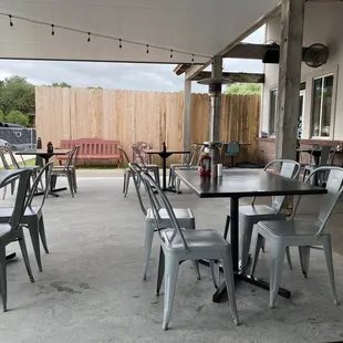Outside dining