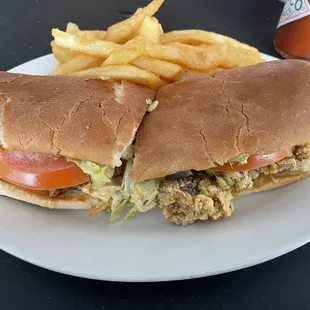 Shrimp and Oyster Po-boy