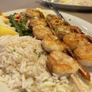 Parmesan Shrimp Skewers