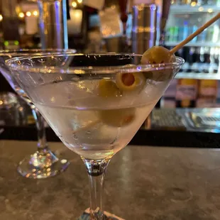 Dirty martini by Lucas.