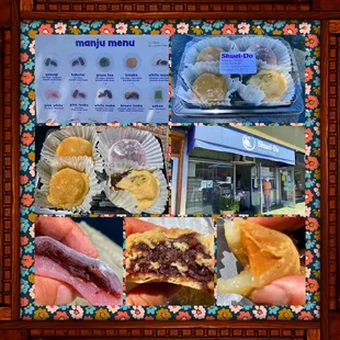 Montage of images from Shuei-Do Manju Shop