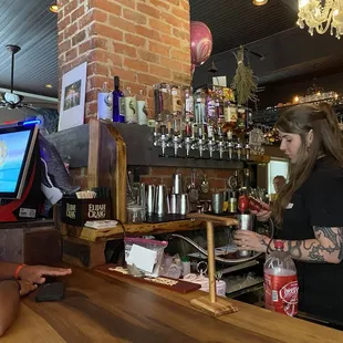 Bar area