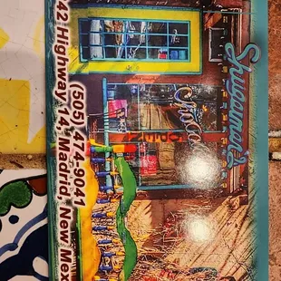 the front of the book