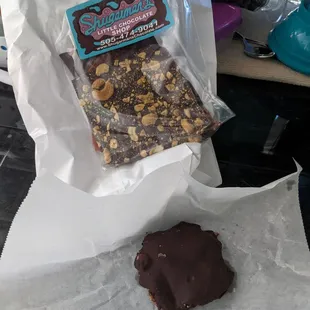 The caramel concoction had green Chile in it