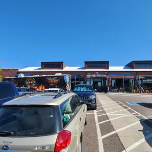 sushi and sashimi, outside