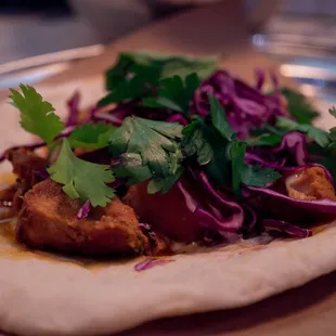 Chicken shwarma, great flavor!