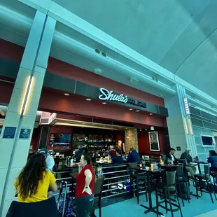 the interior of the restaurant