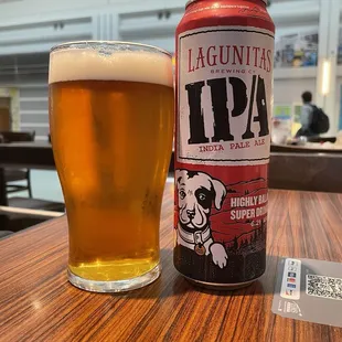 Pre flight beverage  &amp; burger