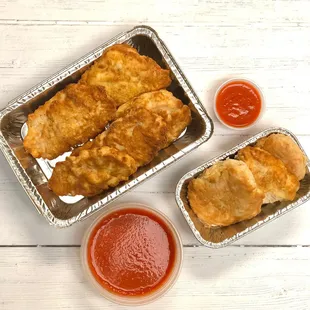 Chicken Piccata (GF) with Side of Roasted Red Pepper Sauce- Available for Pick Up/ Delivery https://www.shullyscuisine.com/online-ordering