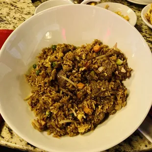 Beef fried rice